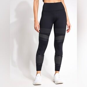 Lilybod Arena Leggings Fitness Black XS High Waist Gym Sports Reflective